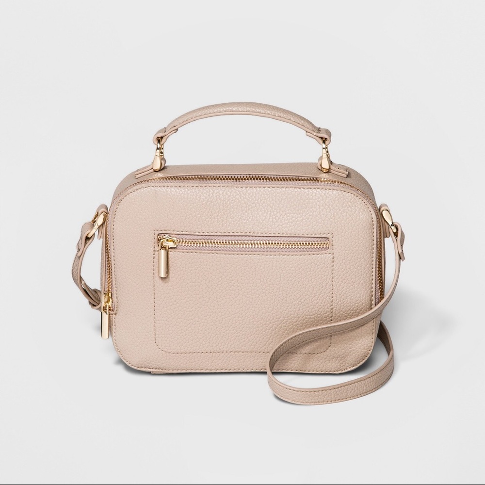 Top Handle Camera Crossbody Bag